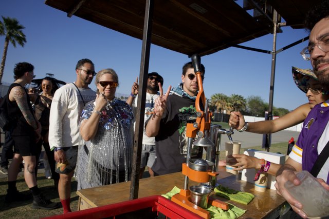 Festival Vibes: Fresh Brews and Cool Crew at Coachella 2024