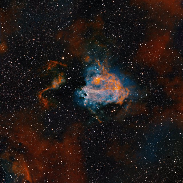 NGC 2174 Monkey Head Nebula in Vivid Color