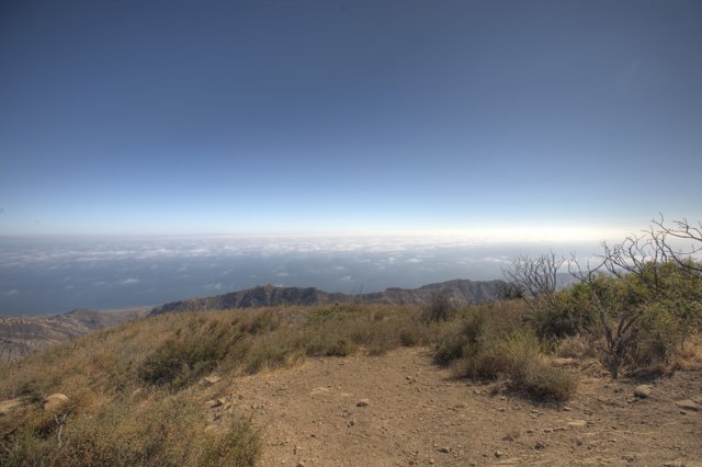 A Breathtaking View of the Ocean from Gaviota Peak
