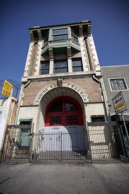 Historic Fire Station at El Camino and El Camino Real