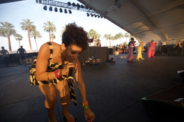 On Stage in Coachella