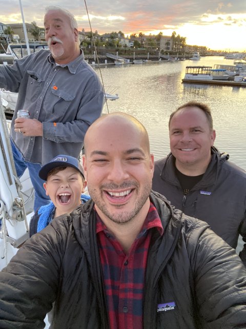 Boat Selfie Fun at Seabridge Marina