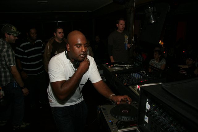 DJ Justin F at the Nightclub