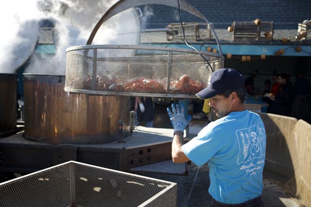 Grilling Up a Feast at the Lobster Festival
