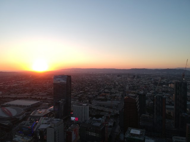 Golden Glow over the City of Angels