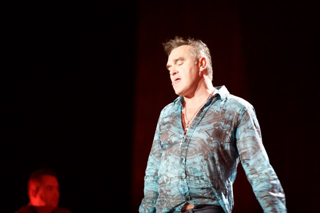 Morrissey's Blue Shirted Solo Performance at Coachella 2009