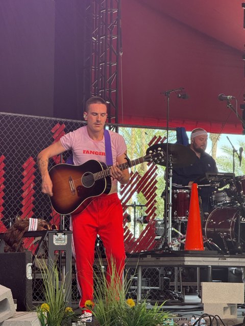 Strumming in the Southwest Sun