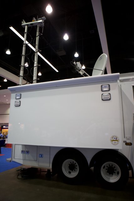 Homeland Security Truck with Satellite Technology
