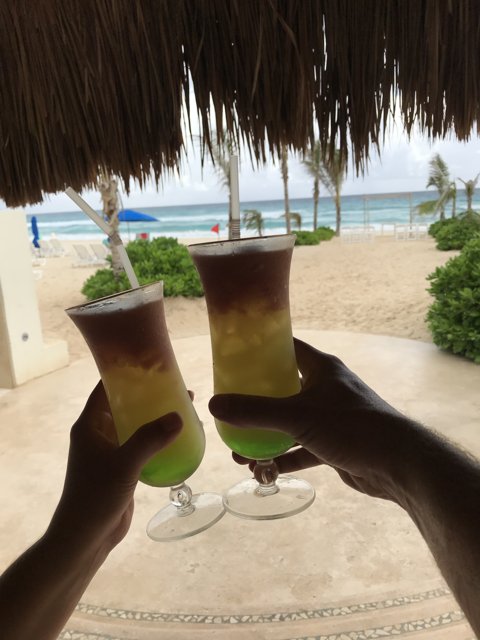 Toasting to a Tropical Escape