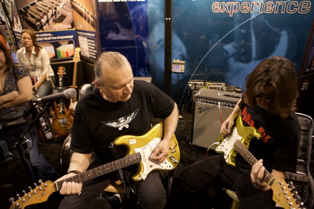 Dick Dale Rocks the Crowd with Electric Guitar at NAMM Concert