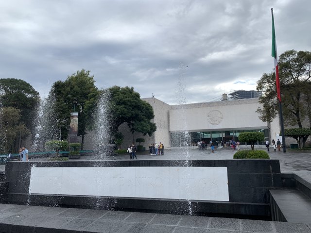 The Majestic Fountain at Mexican National Museum