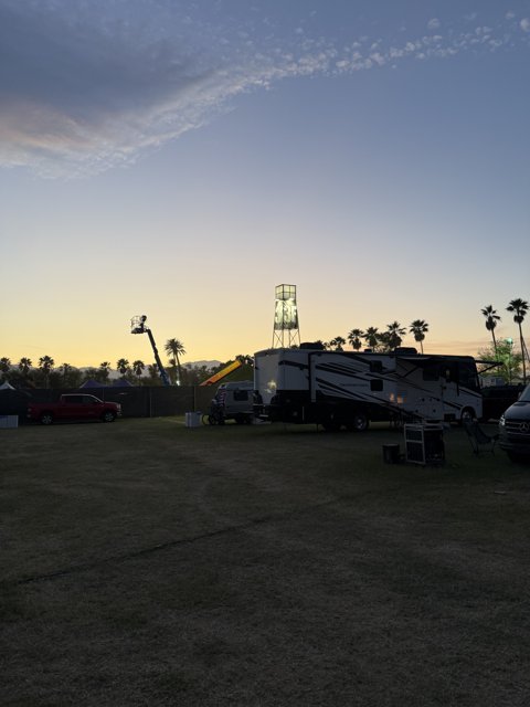 Sunset at Empire Polo Club