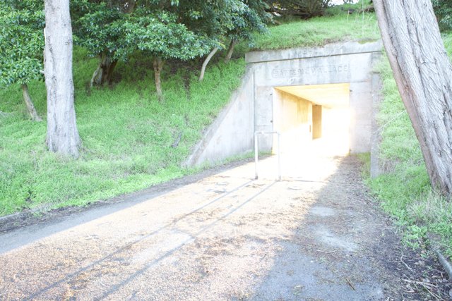 The Illuminated Bunker Tunnel