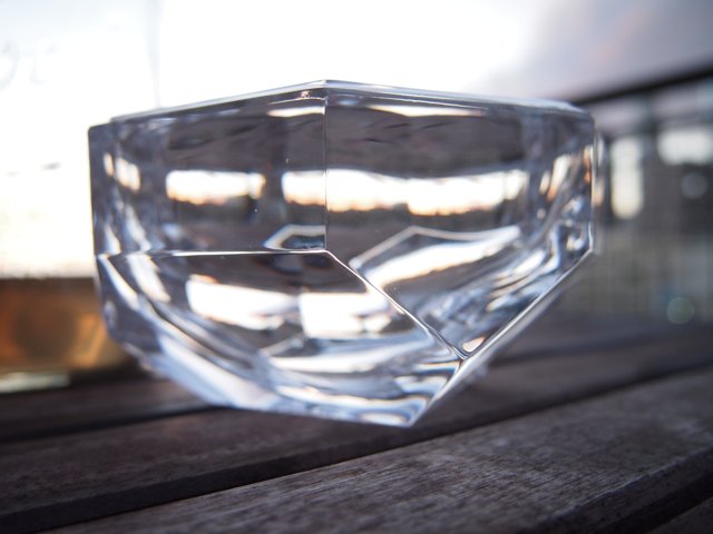Crystal Vase on Table