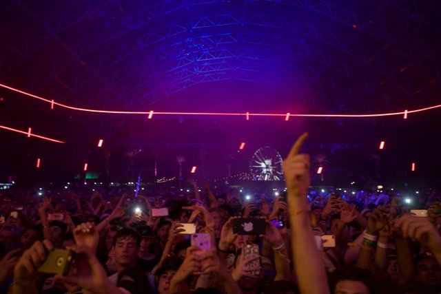 Energized Crowd at 2017 Coachella Concert