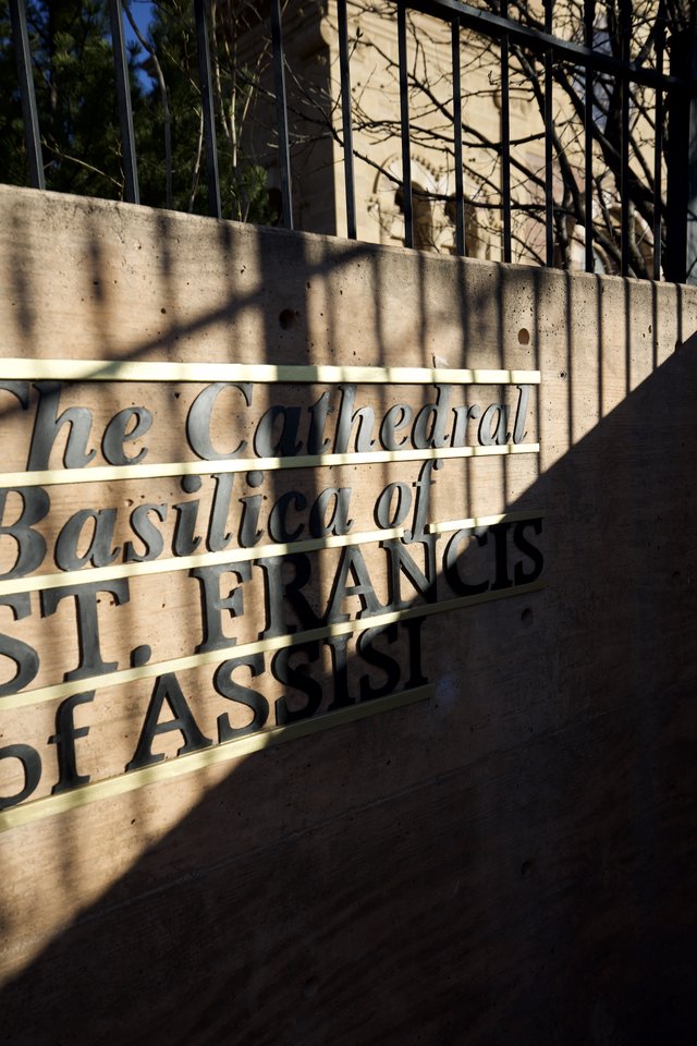 Cathedral Basilica of St. Francis of Assisi Sign