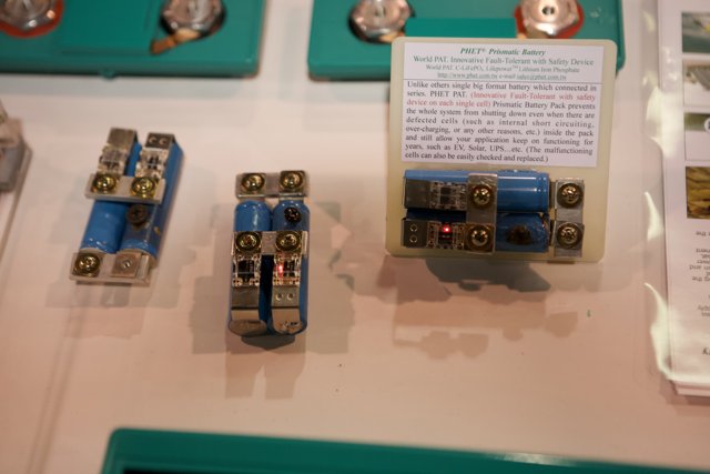 Electrical Components Displayed on Table