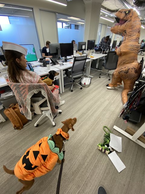 Bark-osaurus in the Workplace