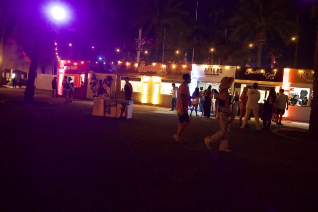 Nightlife at Coachella: Lights, Palms and Revelry