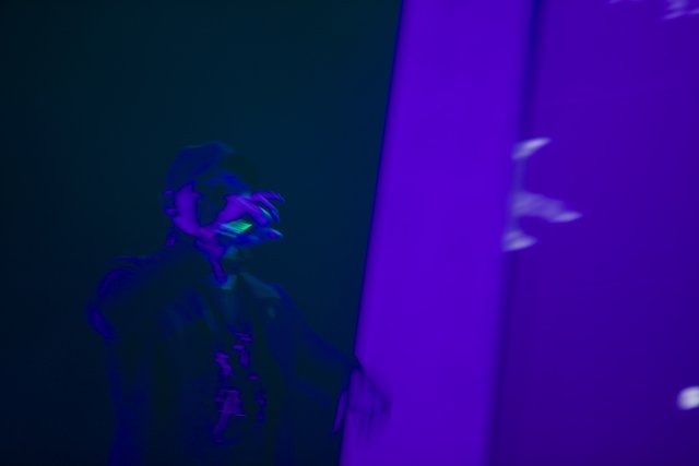 Solo Performance in Purple