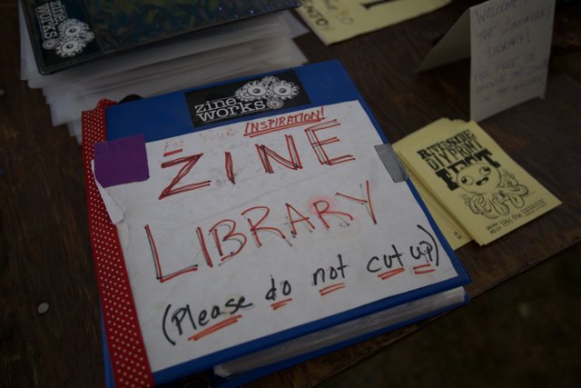 Zine Library at Coachella