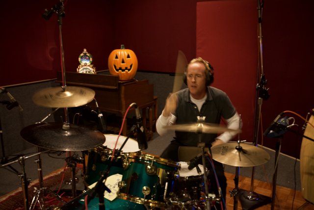 Pumpkin Head Drummer