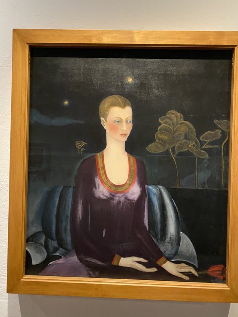 Portrait of a Woman in a Frame