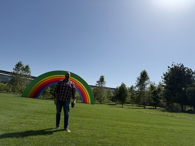 Under the Rainbow at Apple Park