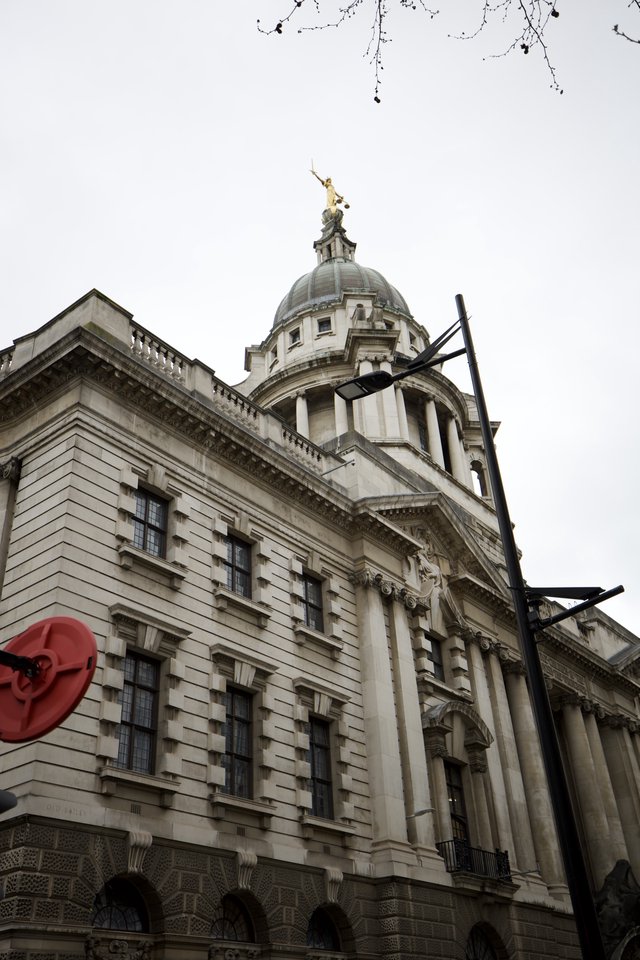 Old Bailey Dome and Classical Architecture in London