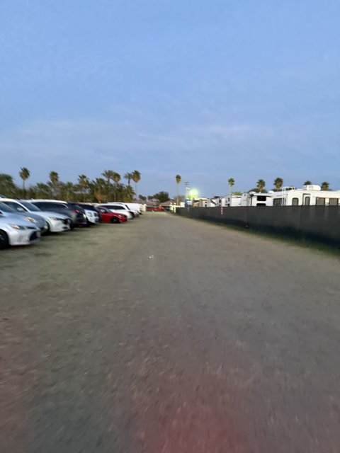 Twilight Tranquility in the Parking Lot