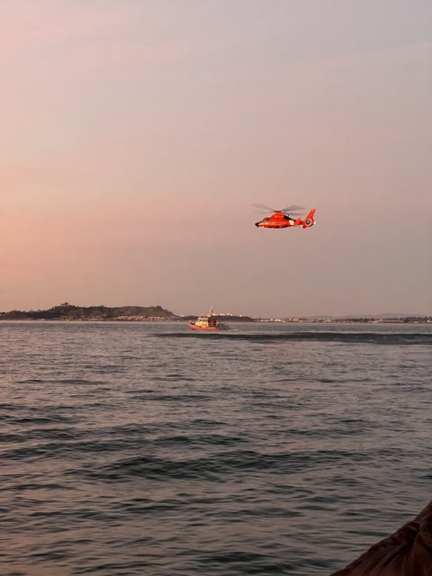 Sunset Helicopter Flight over San Francisco Bay
