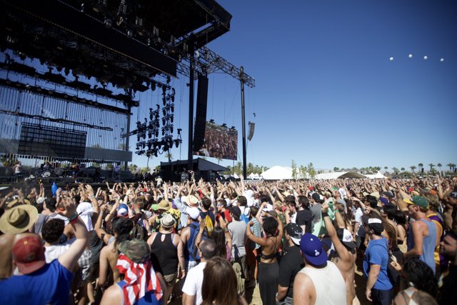 The Massive Crowd at the Coachella 2012 Music Festival