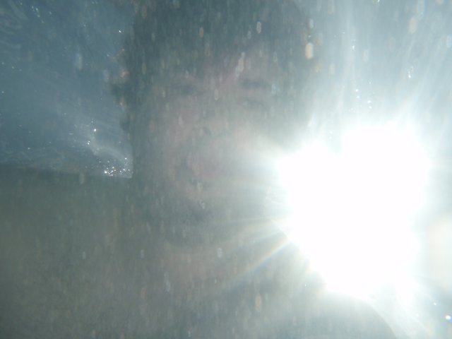 Sunlight Flare Underwater