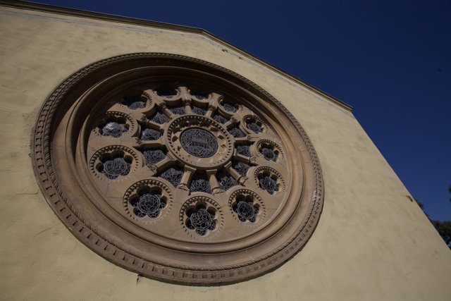 The Round Window at Wilshire Temple