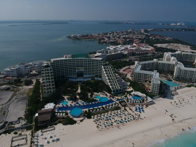 A Bird's Eye View of Cancun's Río de Nizuc Resort