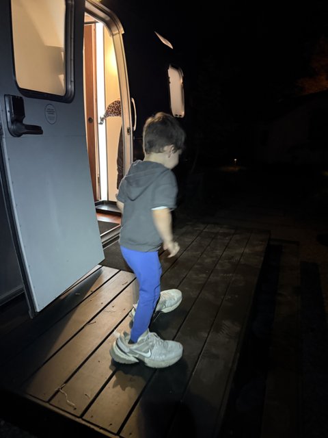 Nighttime Adventures in Big Shoes