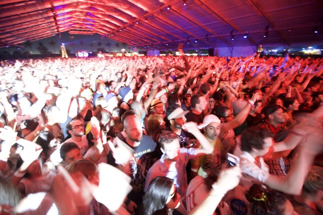Hands Up: Concert Crowd Goes Wild