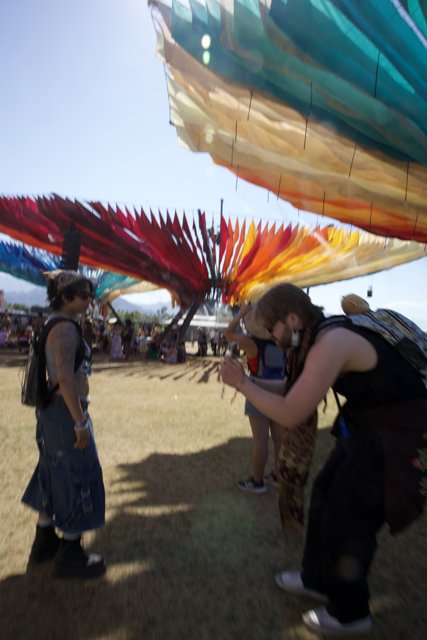 Colors in Motion: Capturing Coachella's Vibrant Essence