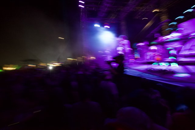 Blurry Nightlife Concert