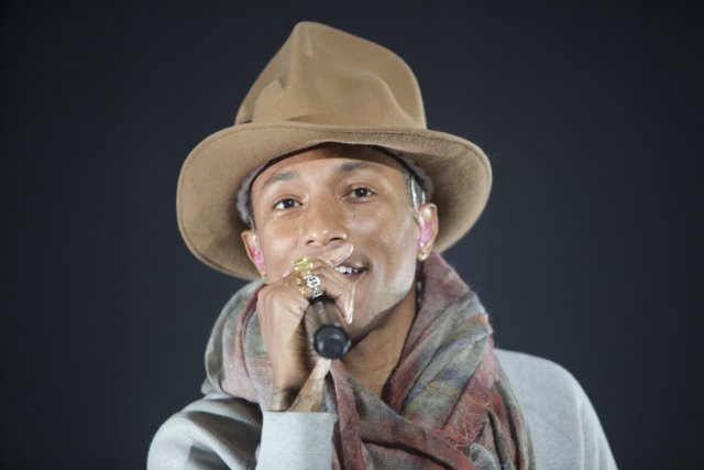 Pharrell Williams Rocks the Stage at the 2013 Grammys