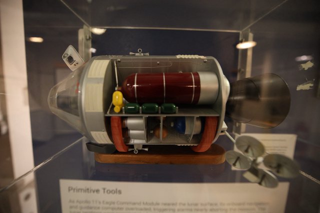 Apollo 11 Command Module Cutaway Display Model