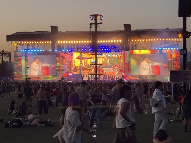 Nighttime Vibes at the Festival