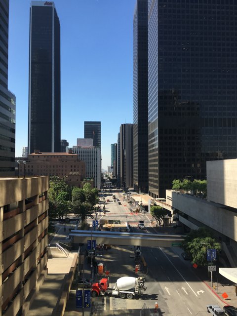 Cityscape of Downtown Los Angeles