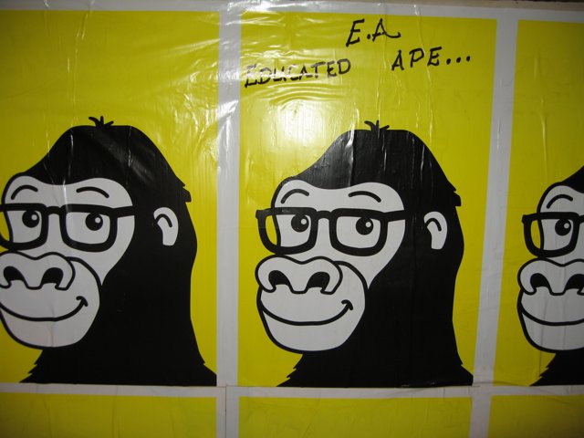 Educated Apes Advertisement