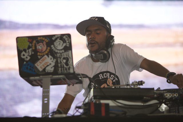 DJ Craze rocking the Coachella stage