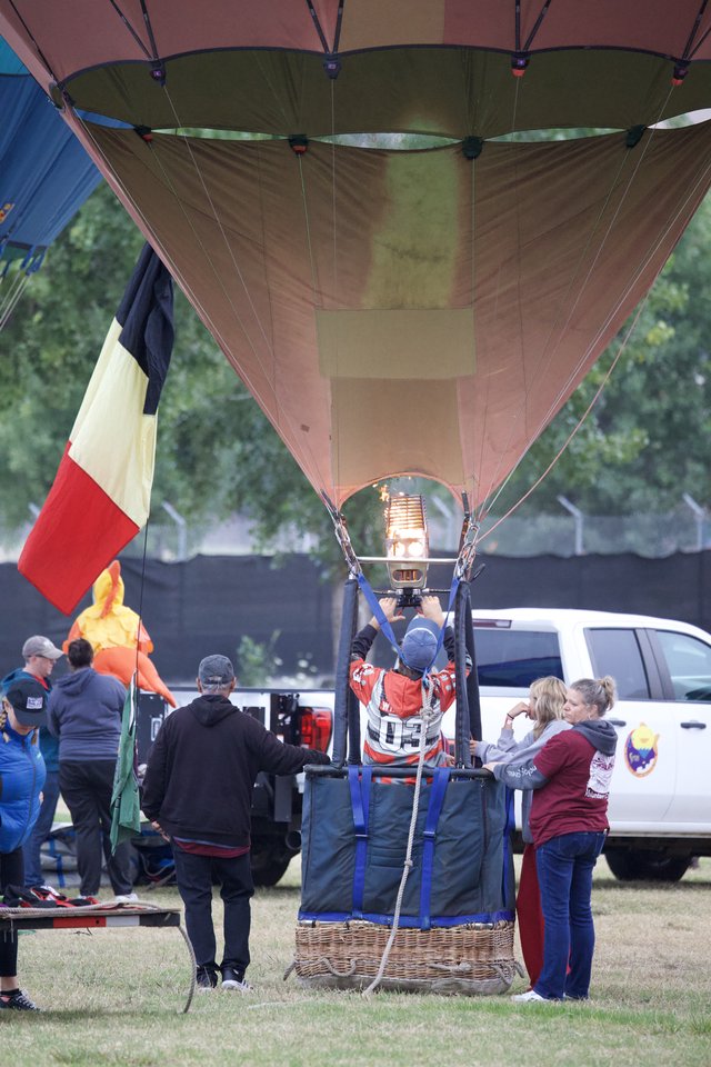 Hot Air Balloon Inflation at Sonoma County Classic