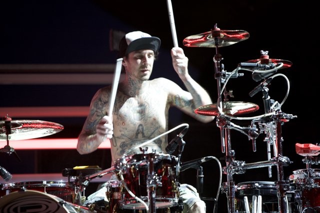 Travis Barker Puts on a Stellar Drumming Performance at Coachella 2009