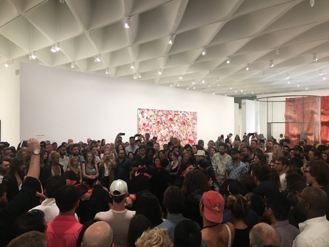 The Broad's Lecture Hall Packed with Art Enthusiasts