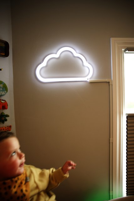 A Glimpse of Magic: Baby Wesley and the Neon Cloud