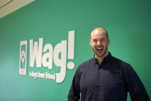 Dave B posing with WAG logo